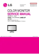 LG 24MB35P Service Manual предпросмотр