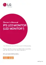 Предварительный просмотр 1 страницы LG 24MP77HM Owner'S Manual