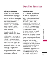 Preview for 12 page of LG 265 (Spanish) Manual Del Usuario