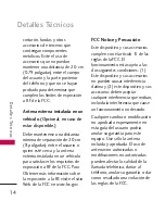 Preview for 15 page of LG 265 (Spanish) Manual Del Usuario