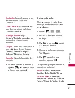 Preview for 42 page of LG 265 (Spanish) Manual Del Usuario