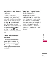 Preview for 58 page of LG 265 (Spanish) Manual Del Usuario