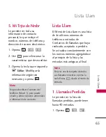 Preview for 66 page of LG 265 (Spanish) Manual Del Usuario