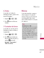 Preview for 68 page of LG 265 (Spanish) Manual Del Usuario