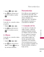 Preview for 70 page of LG 265 (Spanish) Manual Del Usuario