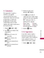 Preview for 74 page of LG 265 (Spanish) Manual Del Usuario