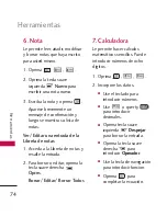 Preview for 75 page of LG 265 (Spanish) Manual Del Usuario