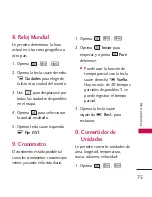 Preview for 76 page of LG 265 (Spanish) Manual Del Usuario