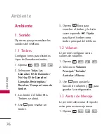 Preview for 77 page of LG 265 (Spanish) Manual Del Usuario