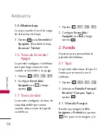 Preview for 79 page of LG 265 (Spanish) Manual Del Usuario