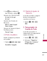 Preview for 82 page of LG 265 (Spanish) Manual Del Usuario