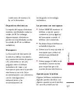 Preview for 98 page of LG 265 (Spanish) Manual Del Usuario