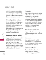 Preview for 99 page of LG 265 (Spanish) Manual Del Usuario