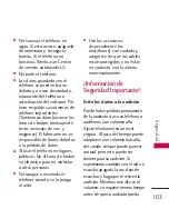 Preview for 104 page of LG 265 (Spanish) Manual Del Usuario