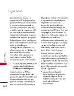 Preview for 107 page of LG 265 (Spanish) Manual Del Usuario