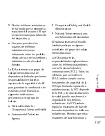 Preview for 108 page of LG 265 (Spanish) Manual Del Usuario