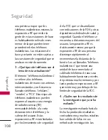 Preview for 109 page of LG 265 (Spanish) Manual Del Usuario