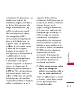 Preview for 112 page of LG 265 (Spanish) Manual Del Usuario