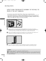 Предварительный просмотр 14 страницы LG 26HIZ20 Series Owner'S Manual