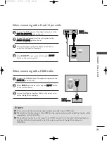 Предварительный просмотр 23 страницы LG 26HIZ20 Series Owner'S Manual