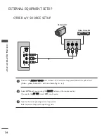 Предварительный просмотр 26 страницы LG 26LC4R Series Owner'S Manual