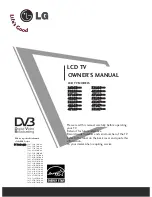 Предварительный просмотр 1 страницы LG 26LG3 Series Owner'S Manual