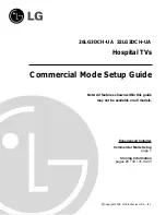 Предварительный просмотр 1 страницы LG 26LG3DCH-UA Setup Manual