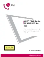 Предварительный просмотр 1 страницы LG 26LG40 Series Owner'S Manual