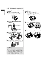 Предварительный просмотр 4 страницы LG 26LG4000-ZA Stand Installation Manual