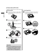 Предварительный просмотр 6 страницы LG 26LG4000-ZA Stand Installation Manual