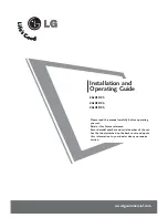 Preview for 1 page of LG 26LH1DC3 Installation And Operating Manual