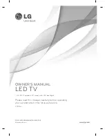 Предварительный просмотр 3 страницы LG 26LN4607-ZJ Owner'S Manual