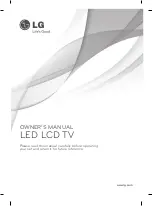 Предварительный просмотр 9 страницы LG 26LS3500 Owner'S Manual