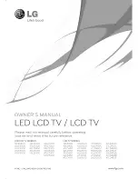 LG 26LU55 Owner'S Manual preview