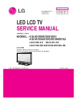 Предварительный просмотр 1 страницы LG 26LV255C Service Manual