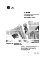 Предварительный просмотр 1 страницы LG 26LX2R Series Owner'S Manual