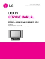 Preview for 1 page of LG 26LZ5RV-TC Service Manual