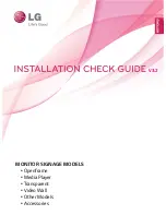 Предварительный просмотр 1 страницы LG 26TS30MF Installation Manual