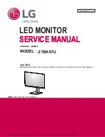 LG 27BK67U Service Manual предпросмотр