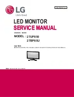 Предварительный просмотр 1 страницы LG 27BP85U Service Manual