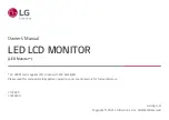 Preview for 1 page of LG 27BP88QD Owner'S Manual