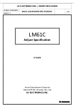 Предварительный просмотр 14 страницы LG 27GL850-BB Service Manual