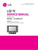 LG 27LZ5RV-ZC Service Manual предпросмотр