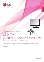 Preview for 1 page of LG 27MS73D Owner'S Manual