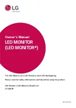 Preview for 1 page of LG 27QD58P Owner'S Manual