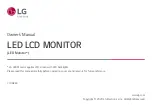 LG 27QN880 Owner'S Manual предпросмотр