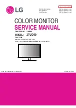 Предварительный просмотр 1 страницы LG 27UD59 Service Manual