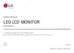 Предварительный просмотр 1 страницы LG 27UK580 Owner'S Manual