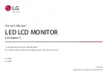 Предварительный просмотр 1 страницы LG 27UQ85R Owner'S Manual