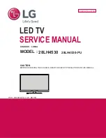 LG 28LH4530 Service Manual preview